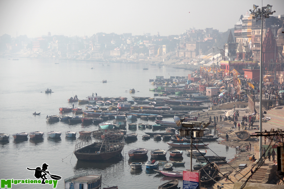 View of Varanasi, India