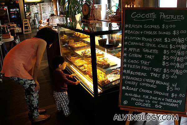 Newly launched pastries counter, with items at very reasonable prices