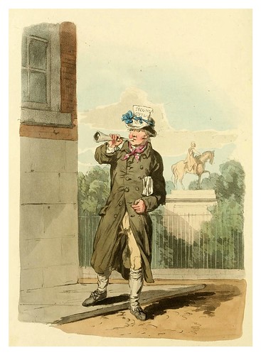 012- Vendedor de periodicos- Picturesque representations of the dress and manners of the English-1813-William Alexander