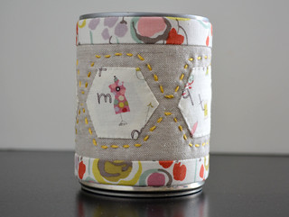 Fabric Covered  Can