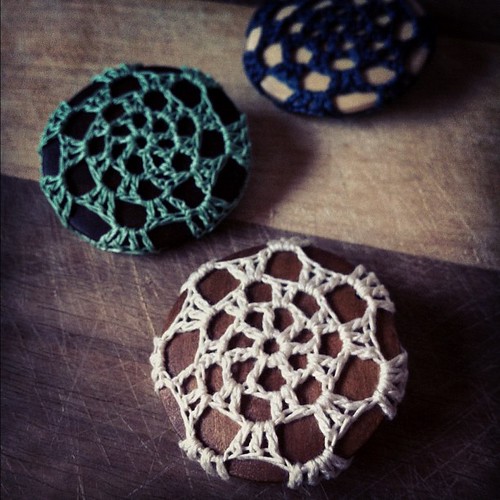 Whipping up some new crochet brooches for the @brisstyle indie twilight market on Friday night #brisstyle