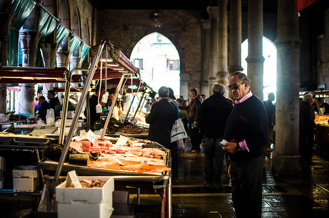 So much to choose from at the Rialto Seafood Market.