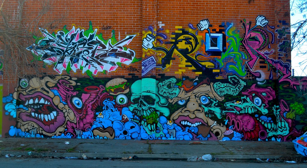GOSER, ROAR, DVOTE, Graffiti, Oakland
