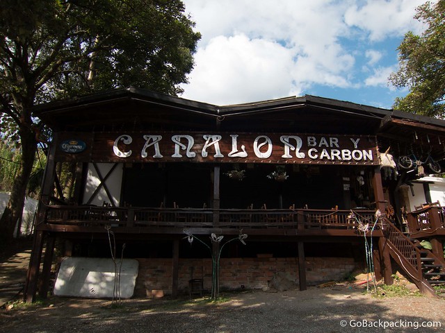 Canalon bar