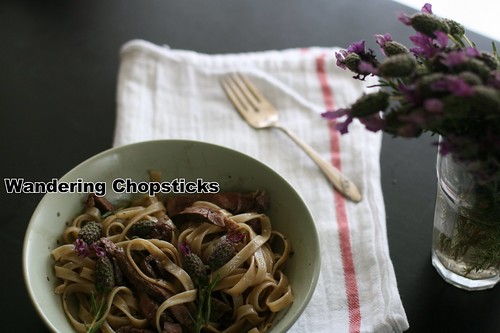 Lavender-Grilled Steak Fettucine 6