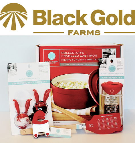 Win a Martha Stewart Collection Kitchen Prize Package all donated by Black Gold Farms. Just ONE of the fabulous prize sets in our #BrunchWeek 2013 giveaway.