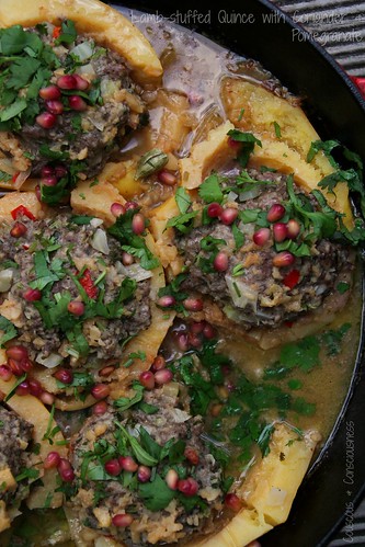 Lamb-stuffed Quince with Coriander & Pomegranate 2