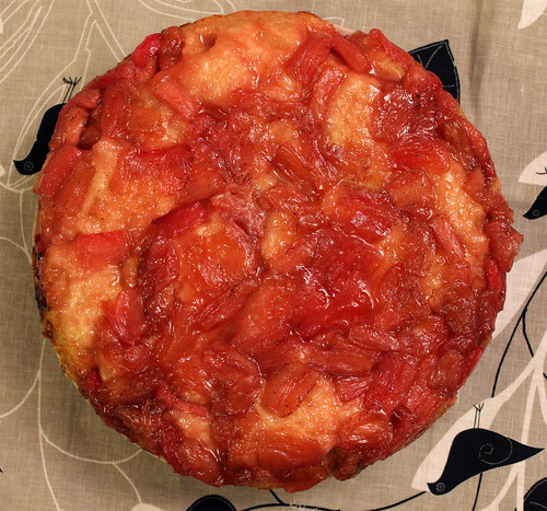 Rhubarb Upside-Down Cake