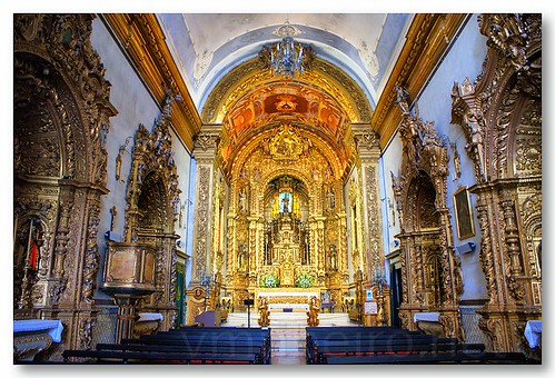 Capela-mor da igreja do Carmo, em Faro by VRfoto