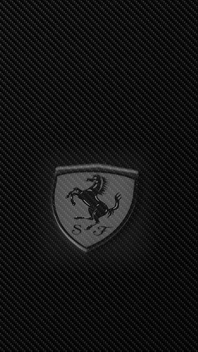 Ferrari Pin on Carbon Fiber