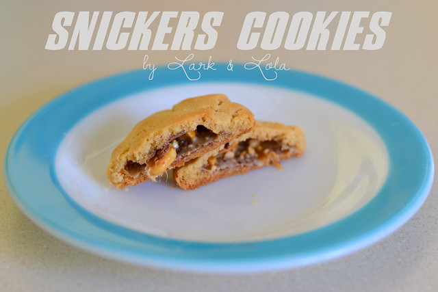 Snickers Cookies by Lark & Lola