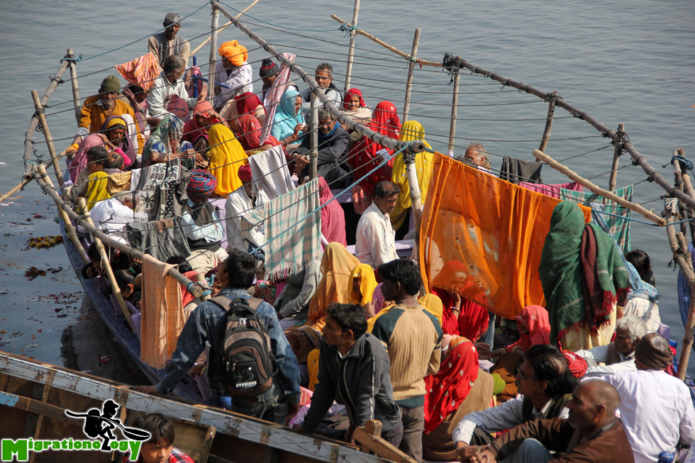 Boat in Varanasi, India