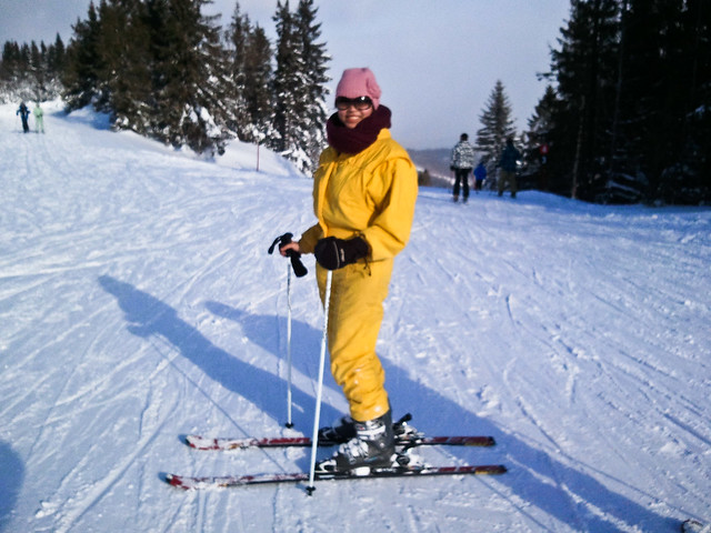 Rocking the Yellow Onesie | | Bachledova Ski, Slovakia