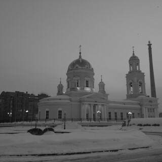 Evening. Svyato-Troitsky Cathedral