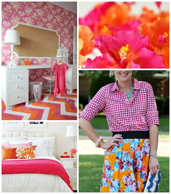 Hi Sugarplum | {Outfit Inspiration} Pink & Orange