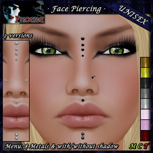 *P* Unisex Face Piercing Q4 ~8 Metals~