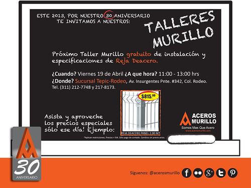 Mañana Taller Murillo en Sucursal Rodeo-Tepic by Aceros Murillo