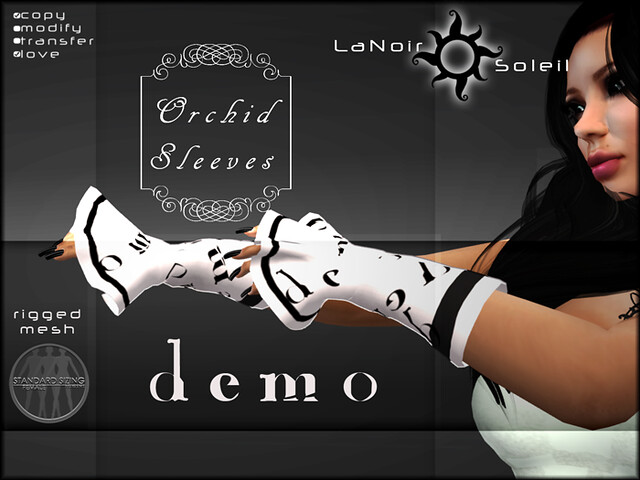 LNS DESIGNS ORCHID SLEEVES DEMO