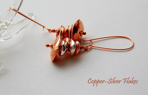 Copper-Silver Flakes by gemwaithnia