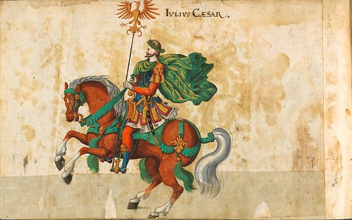 017- Cabalgata sobre los continentes-Europa-Descripción de las ocho festividades celebradas durante los juegos…1596-Biblioteca Estatal de Baviera