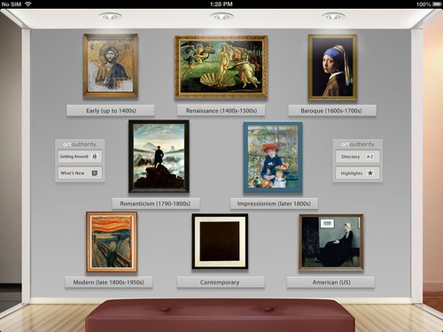 Art Authority App for iPad