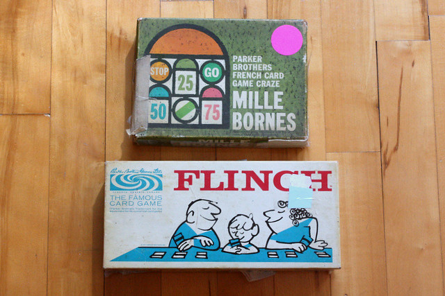 Vintage game pieces