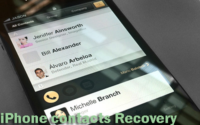 restore iPhone contacts