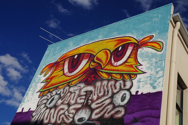Adelaide totem pole street art