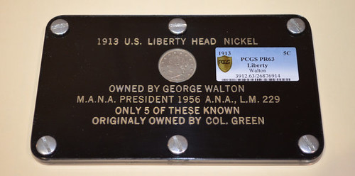 Walton 1913 Liberty Nickel in holder