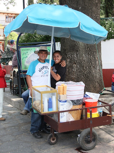 Ice cream vender in Mexico. "Ozzie"