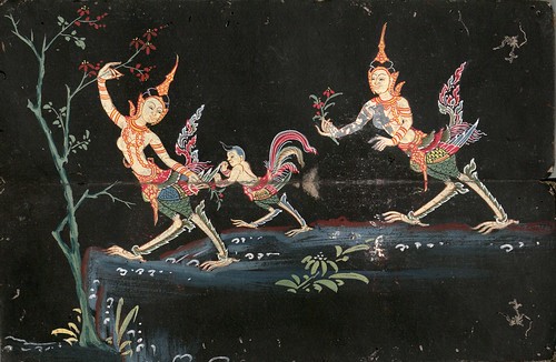 001-Libro de poesía Tailandesa- Segunda Mitad siglo XIX- Biblioteca Estatal de Baviera