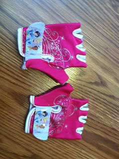 Bike gloves (aka, wheelchair gloves)