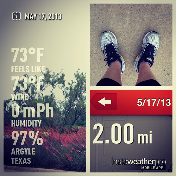 One last run. 97% humidity?  No thanks!  PDX here I come!