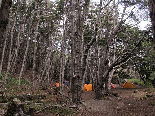 Torres del Paine: trek du W. Jour 2: camping gratuit Italiano