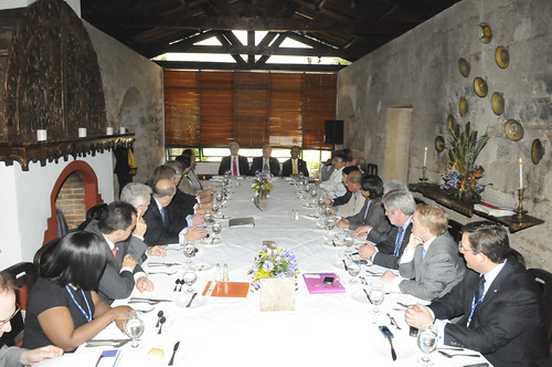 OAS Authorities Meet SICA Foreign Ministers