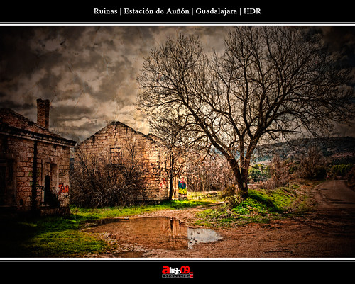 Ruinas | Estación de Auñón | Guadalajara | HDR by alrojo09