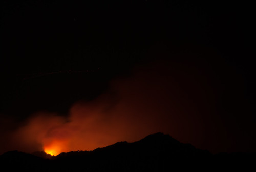 Hathaway Fire Near Morongo Valley by hbmike2000