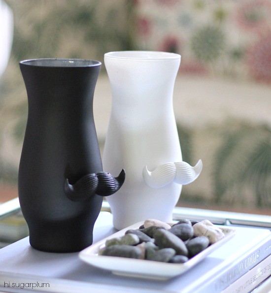 Hi Sugarplum | Jonathan Adler inspired Mustache Vase
