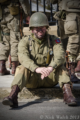 Reflecting Soldier - Crich 1940's Weekend - Easter 2013