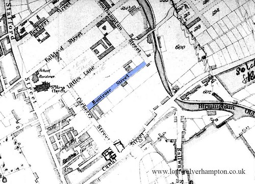 The 1842 Tithe map shows early building on Montrose Street.