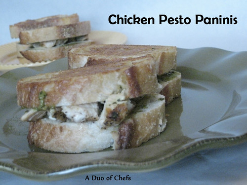 Chicken Pesto Paninis