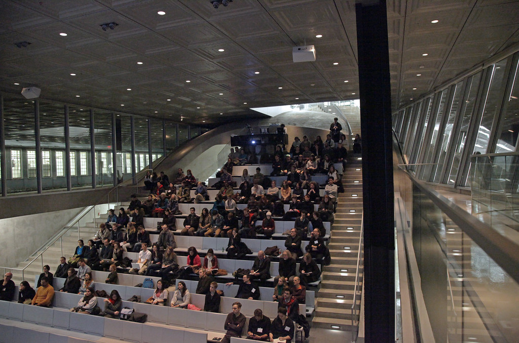 A view of the auditorium during the symposium.