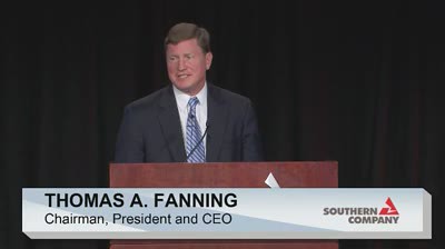 Thomas A. Fanning, CEO and President, Southern Company