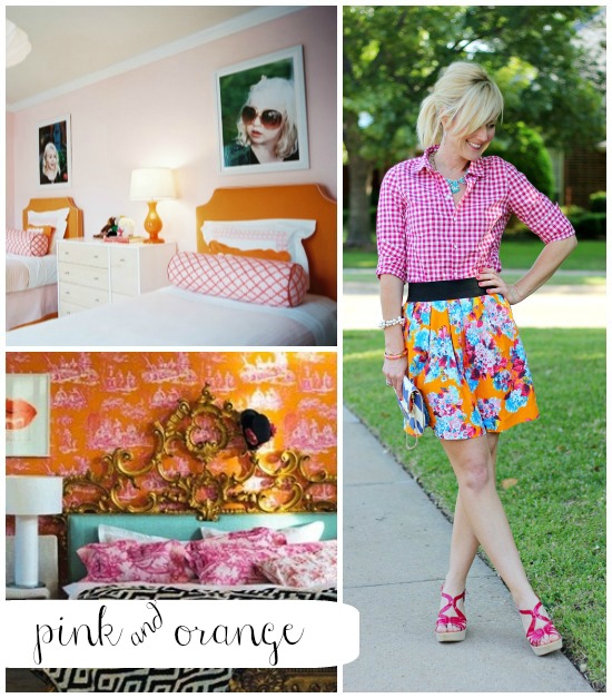 Hi Sugarplum | {Outfit Inspiration} Pink & Orange
