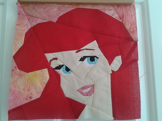Paper Pieced Ariel (The Little Mermaid)