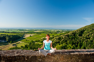 Meditation mit Weitblick: Burg Landeck in der Pfalz
