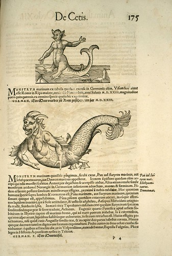 012-Monstruos marinos-Icones animalium- (1553)- Conrad  Gesner- SICD Strasbourg