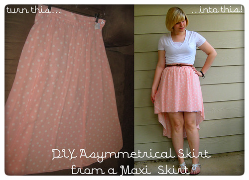 DIY Asymmetrical Skirt