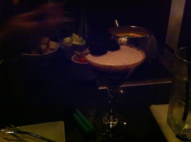 Birthday martini!