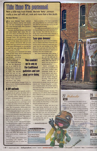 Colorado Springs Independent :: June 27,2012 pg.18 "SEVEN DAYS TO LIVE" ; 'WE ARE NOT REMBRANDT' art show (( 2012 ))